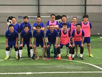 河北拓瑞非專業(yè)組足球隊比賽現(xiàn)場